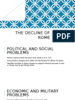 The Decline of Rome