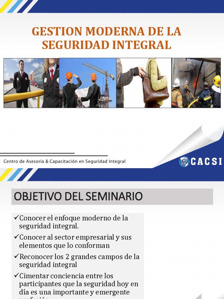Enfoque Moderno de La Seguridad Integral | PDF | La seguridad | Marketing