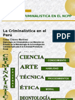 Criminalistica en El Peru