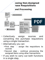 Processing Non-Assigned Purchase Requisitions