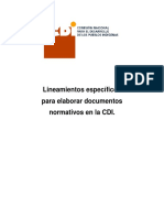 Lineamientos Esp. para Elaborar de Doc. Normativos PDF