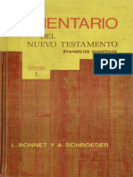 Comentario Del Nuevo Testamento Tomo I - Evangelios Sinópticos L. Bonnet - A. Schroeder