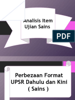 Analisis Sains