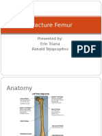 Fracture Femur: Presented By: Erin Triana Ronald Tejoprayitno