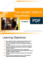 Two-Sample Tests of Hypothesis: Mcgraw-Hill/Irwin