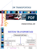 Kuliah Sistem Transportasi Pokok