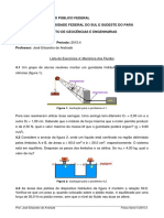 24. Lista de ExercÃ­cios 4 - MecÃ¢nica dos Fluidos