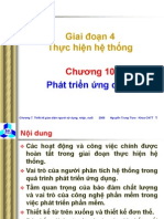 10 Giai Doan 4 Thuc Hien He Thong - Ch10 Phat Trien Ung Dung