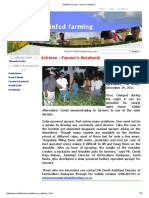 Rainfed Farming - Farmer's Notebook