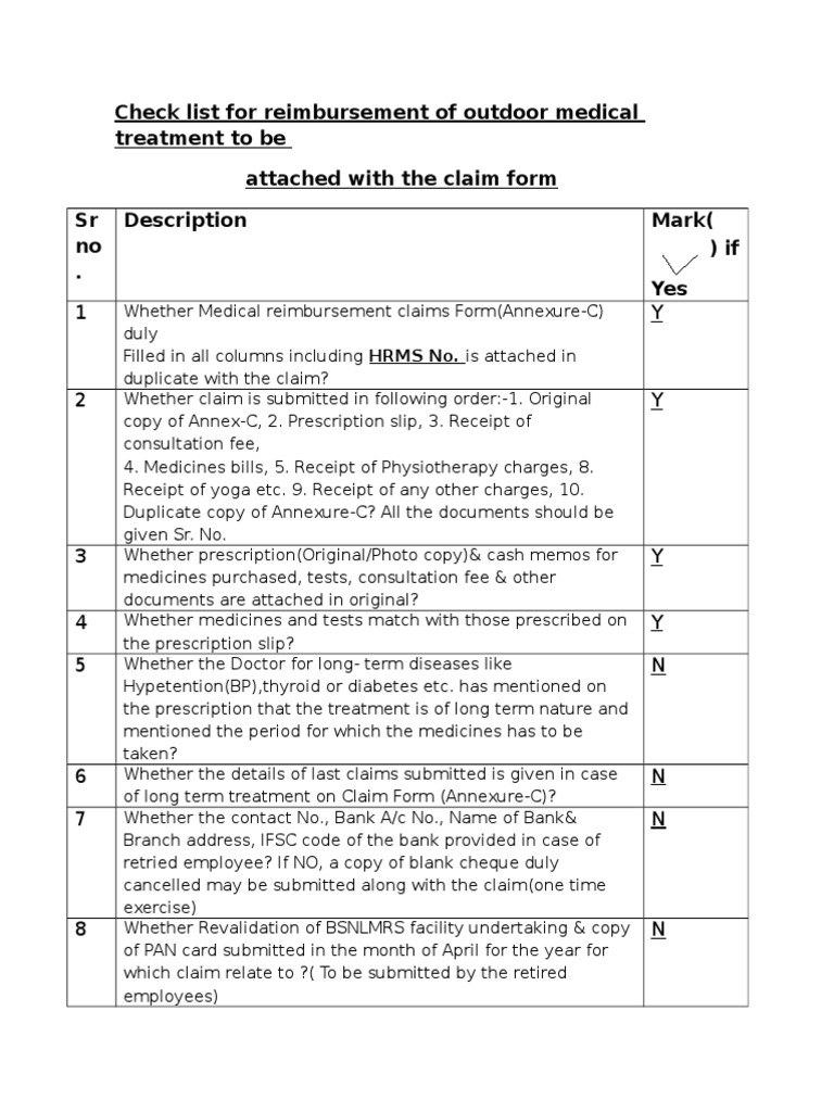Check List | PDF | Medical Prescription | Cheque