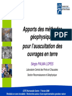 LCPC - Apport Des Méthodes Géophysiques Pour l'Auscultation Des Ouvrages en Terre - Rouen 2006