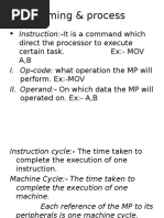 Timing & Process: Instruction:-It Is A Command Which