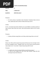 Download Pertanyaan Hukum Adat by BAYU PRAKOSO SN311207700 doc pdf