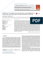 Modeling of 3-D Turbulent Transport Phenomena and Solidification of a Direct Chill Caster Fitted With a Metallic-foam-plated Combo Bag-begum2014