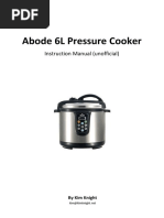 Abode 6L Pressure Cooker Manual