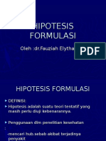 HIPOTESIS FORMULASI
