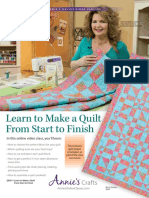 Learn To Make A Quilt From Start To Finish: Crafts