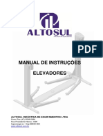 Manual Esquema de Ligação de Elevador Automotivo Trifásico e Monofásico