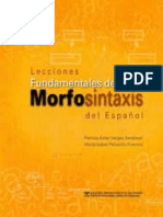 Lecciones Fundamentales de Morfosontaxis PDF