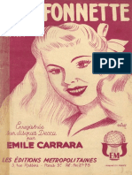 Emile Carrara - Chiffonnete - Java - Accordeon Sheet Music