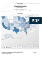 Arrivals by State - Map (4.5.16)