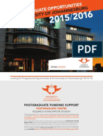 PostgradOpportunities201516 Brochure