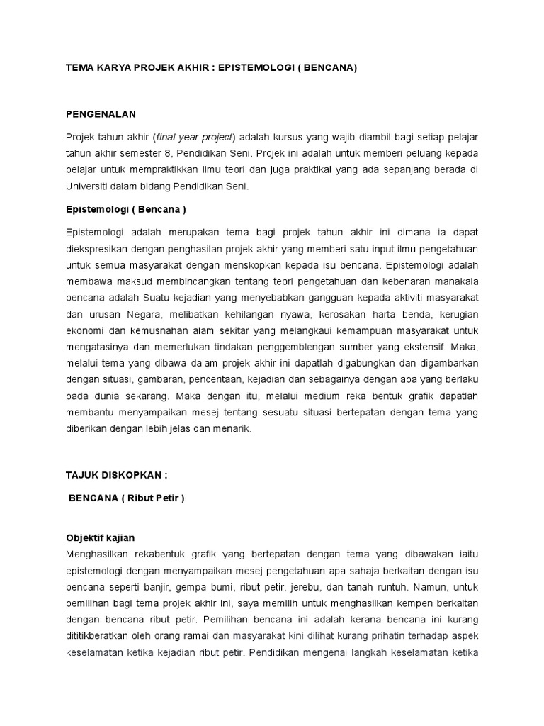 Proposal Fyp Pdf