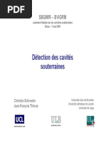 UCL - Détection Des Cavités Souterraines - Thimus