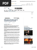 ONU- apenas 2% detêm mais da metade da riqueza mundial - Jornal O Globo