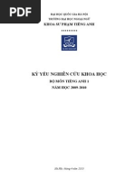Download Ky Yeu NCKH 2009-2010 - Tieng Anh 1 by Kavic SN31123886 doc pdf