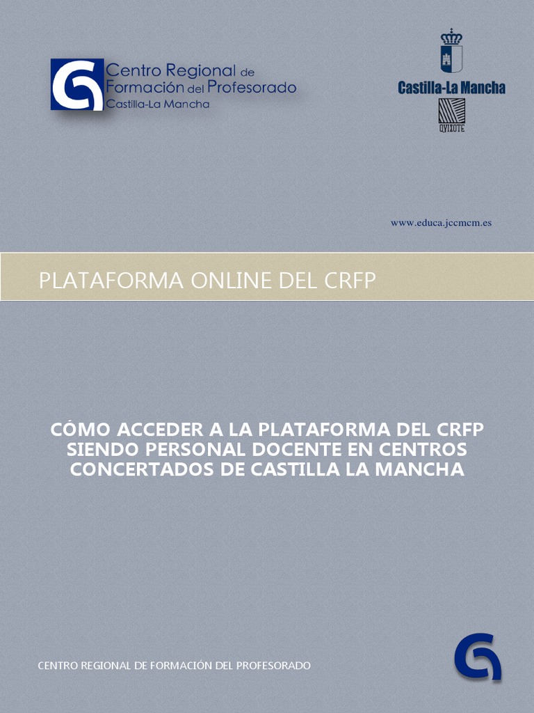 Acceso a CRFP para Docentes Concertados | PDF | Crecimiento personal y ...