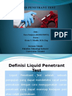 Liquid Penetran Test (Ezra Sonjaya 061001500531)