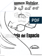 Geometria Del Espacio-Editorial Rodo