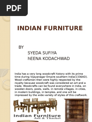 Indian Furniture