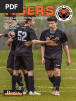 Wycombe Tigers Cup Final Programme 01/05/2016