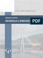 Geodezija U Niskogradnji - Sadrzaj Zagreb