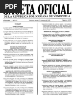 Gaceta Oficial Número 40.589 PDF | PDF
