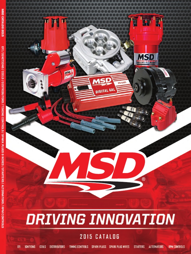 Catalogo MSD | PDF | Ignition System | Distributor