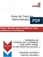 Plantilla B-l Manual de Pasos Para Establecer y Operar Una