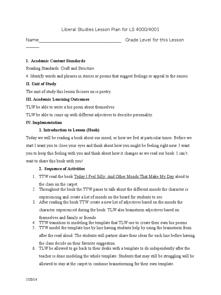 Lesson Plan | PDF | Lesson Plan | Education Theory