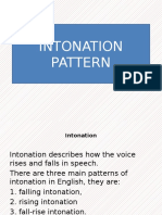 Intonation Pattern
