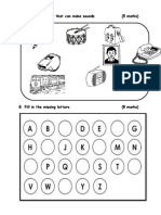 YEAR 1 ENG 1 MARCH TEST