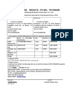 Proforma Invoice Leo