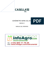 Instrucciones Sonometro Digital Casella Cel 620 Clase 2
