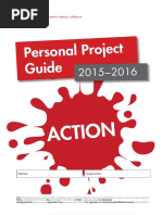 Personal Project Guide: Action