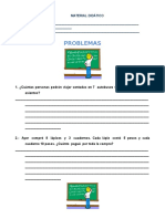 Mat - Problemas Con Suma, Resta, Multiplicación y División