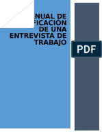 Fase Entrevista de Trabajo Ideal