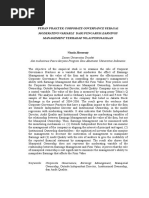 Download Peran Praktek Corporate Governance Sebagai Moderating Variable Dari Pengaruh Earnings Management Terhadap Nilai Perusahaan by Ayu Badai SN311296596 doc pdf