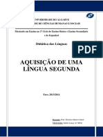 Aquisição de Uma Segunda Língua