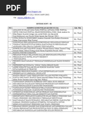 Download Skripsi Komunikasi